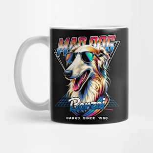 Mad Dog Borzoi Dog Mug